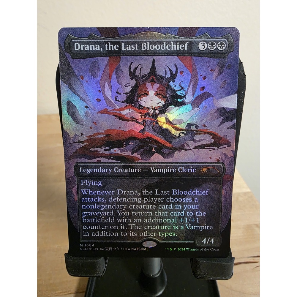 2024 MTG Magic the Gathering Secret Lair Foil #1684 Drana the Last Bloodchief